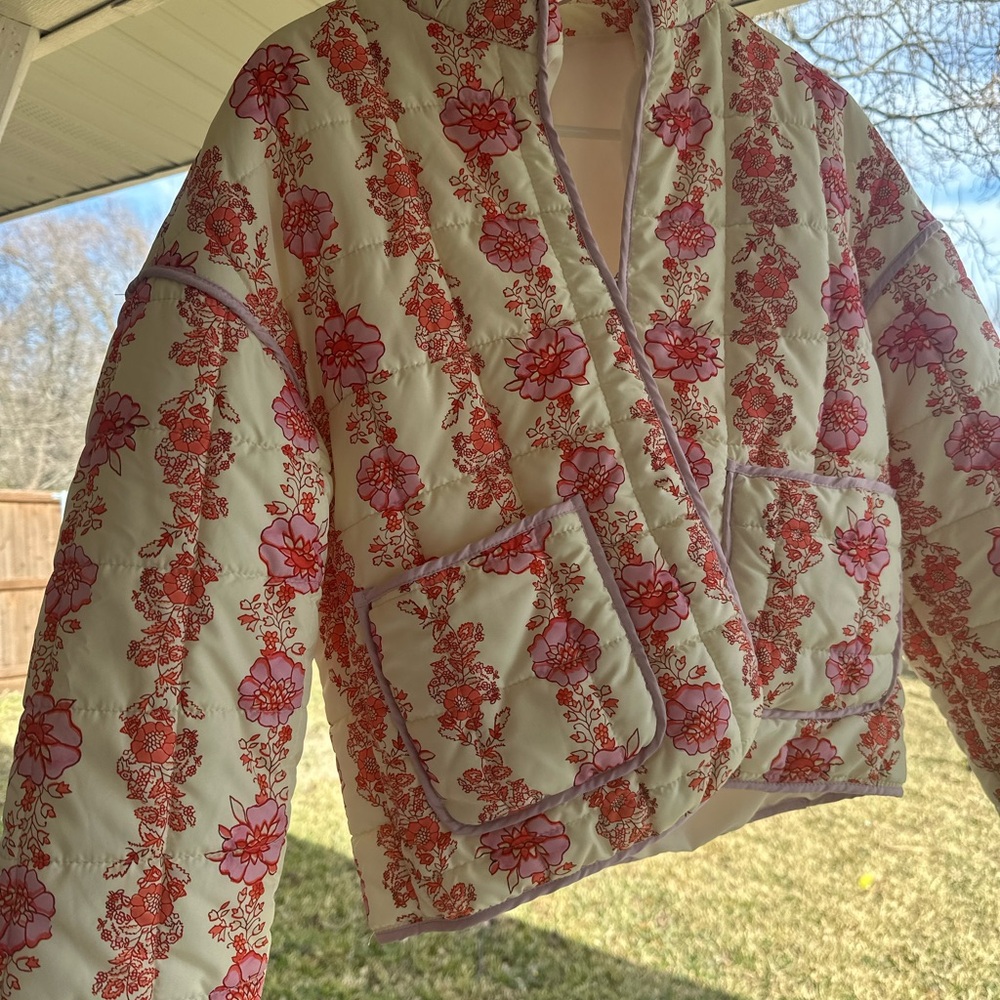 Floral Quilted Jacket